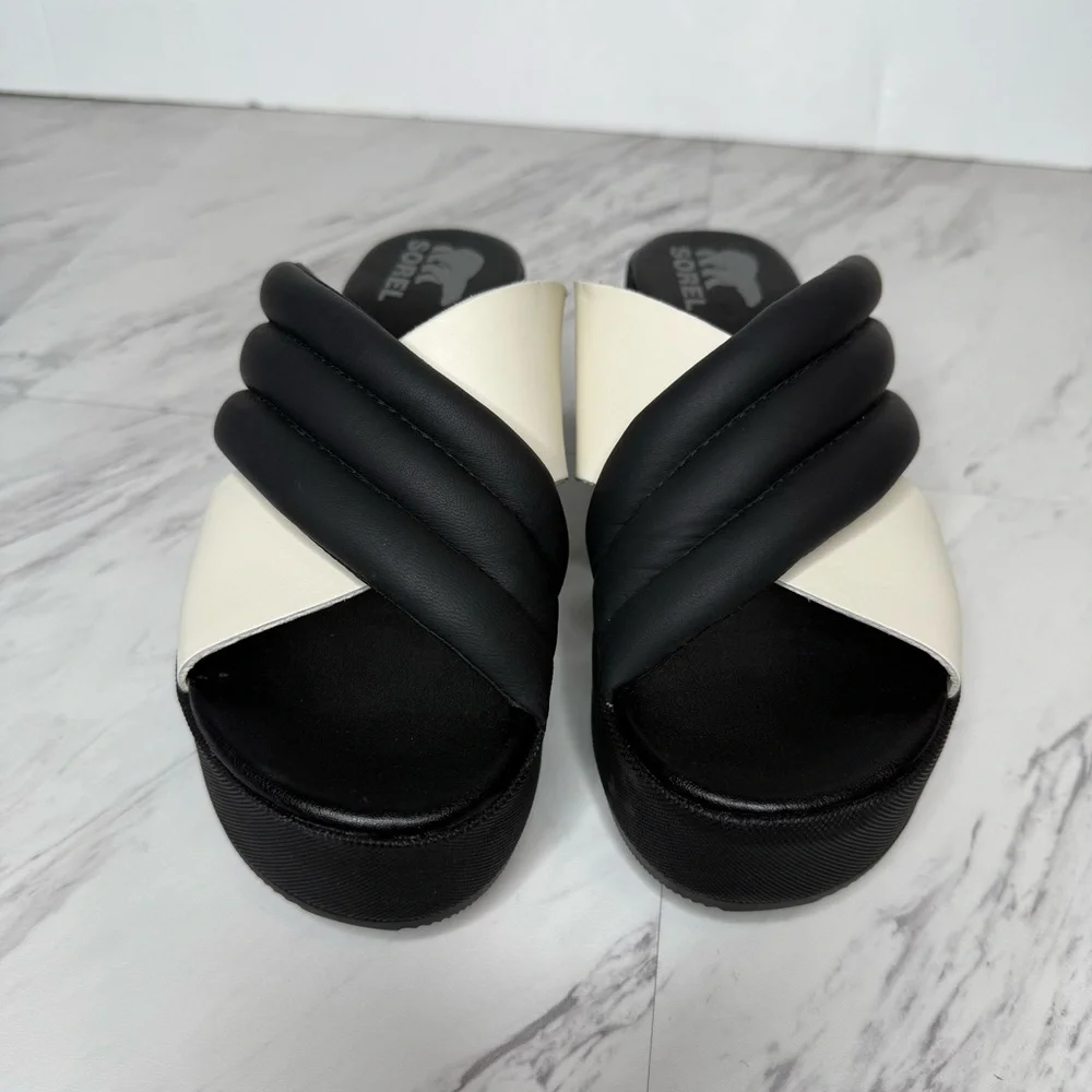 Sorel Cameron Crisscross Flatform Sandal 8 1/2